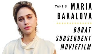 Take 5 With Maria Bakalova of Borat Subsequent Moviefilm [upl. by Uriisa]