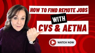 How to Find a Remote Job With CVS amp Aetna [upl. by Jez]