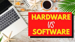 HARDWARE VS SOFTWARE  Difference Between Hardware And Software [upl. by Alesi]