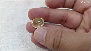 Natural Yellow Sapphire  पुखराज  Astrologer amp Gemstone Expert  Jatinder Johri  9815456583 [upl. by Fletcher374]