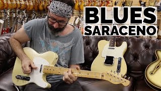 Blues Saraceno playing a 1959 Fender Telecaster Toploader at Normans Rare Guitars [upl. by Zeena]