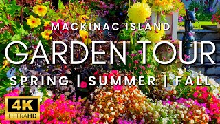 3 Seasons of Gardens  Spring Summer and Fall on Mackinac Island  Incredible Gardens and Flowers [upl. by Cyb23]