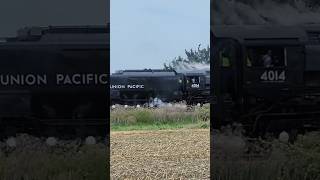 UP Big Boy 4014 Steam eastbound near Blairstown IA taken in September 2024 [upl. by Ocirnor109]