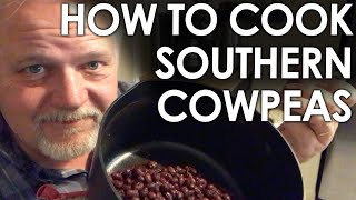 How to Cook Southern Style Cowpeas  Black Gumbo [upl. by Acquah]