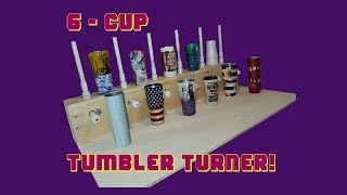 HOW TO BUILD a 6Turner Tumbler Turner for CHEAP [upl. by Yelda]