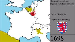 The History of Luxembourg Every Year [upl. by Aratihc]