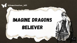 Imagine Dragons  Believer Lyric songlyrics lyrics imaginedragons believer [upl. by Koehler710]