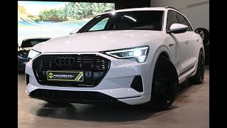 Walkaround Audi Etron 55 Quattro Glacier White [upl. by Leber436]