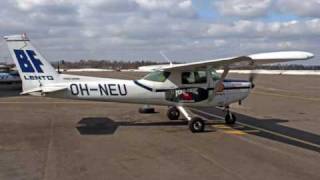 Cessna 152 Aerobat Engine Start Sound  Malmi Airport EFHF [upl. by Phillip355]