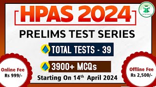 HPAS Prelims 2024 Test Series  Civilstap  Complete Mock Test Series For HPAS Prelims 2024 [upl. by Kroll]