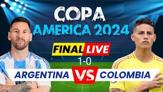 argentina vs colombia😲 final match ⚽copa america 2024 full match [upl. by Eninaej]