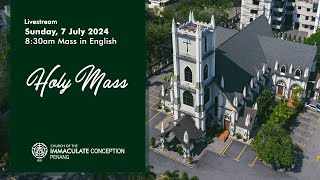 Mass In English Sunday 7 July 830am [upl. by Adnaluy]