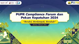 PUPR Compliance Forum dan Pekan Kepatuhan Menuju Lustrum Kepatuhan Intern 2025 [upl. by Dat]