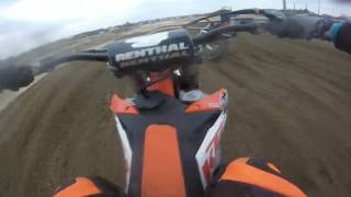 Motocross Lommel GoPro Niklas WojaczekKtm Sx125 2016 [upl. by Ayaros]