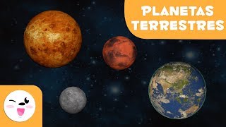 PLANETAS TERRESTRES  El Sistema Solar para niños  Recopilación [upl. by Prudy]