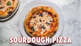 How To Make Homemade Sourdough Pizza [upl. by Seligmann]