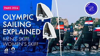 Mens and Womens Skiff  Olympic Sailing Explained [upl. by Hailey729]