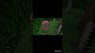 Look what I found a rare pink sheep in Minecraft [upl. by Ainig518]