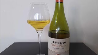 0440  Vinho Trivento Golden Reserve Chardonnay 2016 vinho vino wine [upl. by Lewis507]