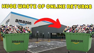 AMAZON RETURNS UK DUMPSTER DIVER EXPOSES OUTRAGOUS RETAIL WASTE [upl. by Lenahs64]