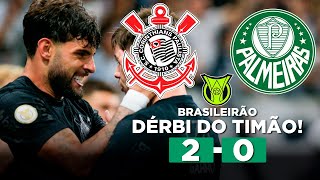 CORINTHIANS VENCE PALMEIRAS E SE DISTANCIA DO Z4 DO BRASILEIRÃO CORINTHIANS 2 x 0 PALMEIRAS [upl. by Id]