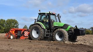 DeutzFahr Agrotron 1657 amp Gaspardo Nina 29 zaaimachine  Loonw TJampens [upl. by Aiuqcaj173]