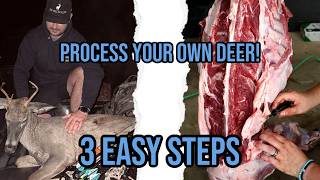 How to Process a Deer at Home  Beginners Guide to Deer Processing [upl. by Sateia]