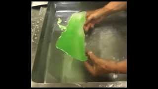 Making a fake lettuce in Gujo Hachiman Japan [upl. by Glori]