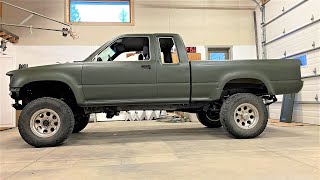 DIY Raptor Liner Paint Job On A Toyota Pickup [upl. by Noswal]