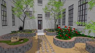 High School Courtyard Permaculture Design [upl. by Etteraj]