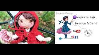 Tutorial Krochet Landia ❤️ Kaperucita Roja Bordamos La Carita [upl. by Ikcaj456]