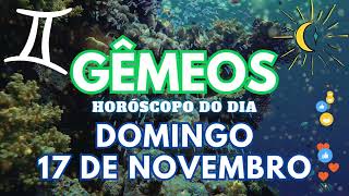 ♊ GÊMEOS 🎁 VAI ACONTECER NESTE DOMINGO 17 DE NOVEMBRO DE 2024 [upl. by Ettennaej]