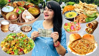 Living on Rs 1000 for 24 Hours Challenge  Vadodara Food Challenge [upl. by Itsur]