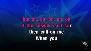 Call On Me  Starley KARAOKE [upl. by Pryce]