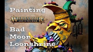 Painting the Age of Sigmar Gloomspite Loonshrine [upl. by Zehc]