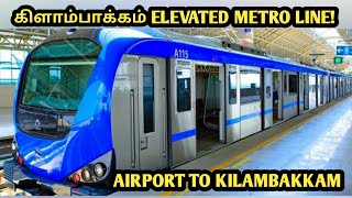 Kilambakkam Metro  Chennai Airport to Kilambakkam Bus Terminus Metro Station  CMRL  CMBT  KNOWMO [upl. by Atsirhcal266]