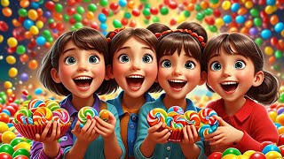 Candy Songs for Kids Nursery rhymes kids songs [upl. by Namor]