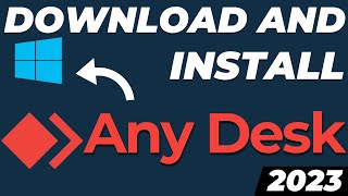 How to download and install Anydesk on Windows 10  11 2024 tutorial [upl. by Ettevahs]