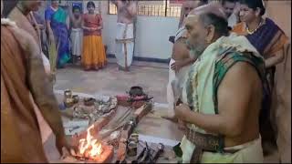 Bala Periyava blessing Ishti Yaagam at Skandagiri Shankara Matam [upl. by Adianes342]