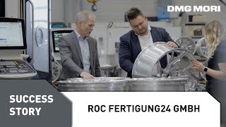 Manufacturing Aluminum Rim Prototypes with CNC Milling Machines  ROC Fertigung24 GmbH [upl. by Enitsugua]