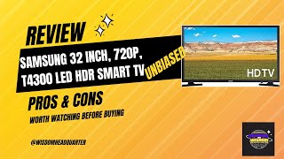 Review  Samsung T4300 32 inch HD LED Smart Tizen tv  32 T4350 Samsung led productreview samsung [upl. by Mel36]