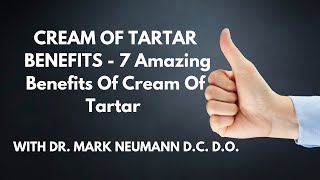 CREAM OF TARTAR BENEFITS  7 Amazing Benefits Of Cream Of Tartar [upl. by Sehguh908]