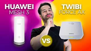 Huawei Mesh 3 vs Twibi Force AX Qual é o Melhor Roteador Mesh WiFi 6 [upl. by Bork]