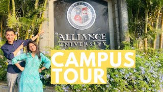 ALLIANCE UNIVERSITY BANGALORE  Full Campus Tour  Watch Before you Join [upl. by Bran]