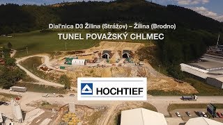 Stavba tunelu Považský Chlmec D3 Žilina [upl. by Gaeta869]