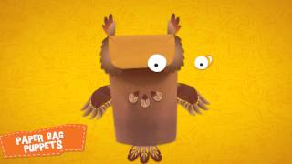 Artzooka Paper Bag Puppets Stop Motion Clip by Wooky Entertainment [upl. by Puglia979]