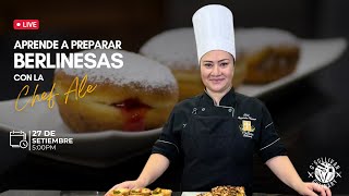 Aprende a prepara Berlinesas  Chef Ale Moreno [upl. by Hayashi16]