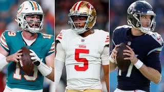 Top Ten Tua Tagovailoa replacements for Miami Dolphins Qb position and who we do not want to see [upl. by Aicilet]