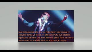 alidor koffi olomidé lyrics [upl. by Atyekram]