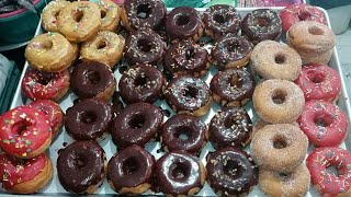 Donas para negocio glaseadas con chocolate y rellenas especial para iniciar tu negocio [upl. by Ecneralc]